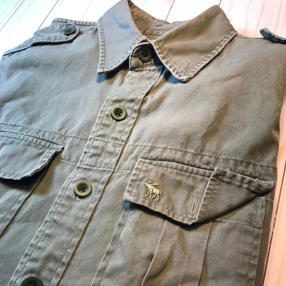 Abercrombie Fitch Mens Military Style 